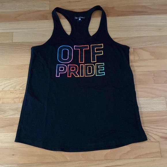 NWOT Orange Theory Fitness Pride Women’s Tank Top & Orange Theory Fitness Towel - Picture 2 of 10